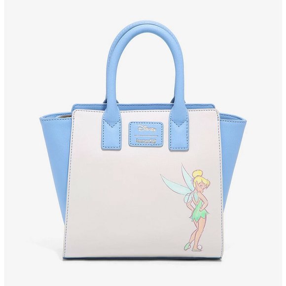 Loungefly Disney Peter Pan Satchel Peter Wendy Kiss Characters Purse Handbag - Picture 3 of 4